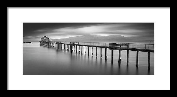 Piers End Pano Framed Print featuring the photograph Piers End Pano by Moises Levy