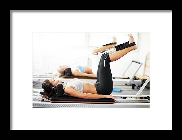 Recreational Pursuit Framed Print featuring the photograph Pilates by Skynesher