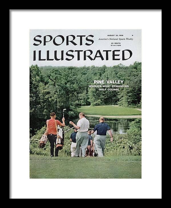 Magazine Cover Framed Print featuring the photograph Pine Valley Golf Club Sports Illustrated Cover by Sports Illustrated
