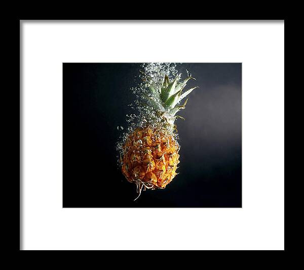 Underwater Framed Print featuring the photograph Pineapple by Sandsun