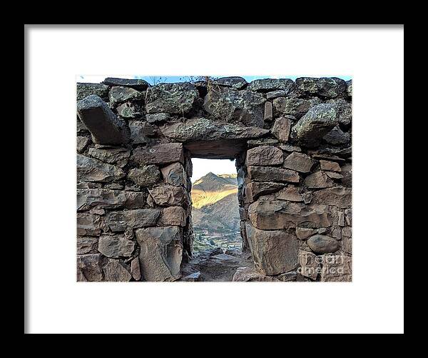 Incan Framed Print featuring the photograph Pisac 1 by Julie Pacheco-Toye