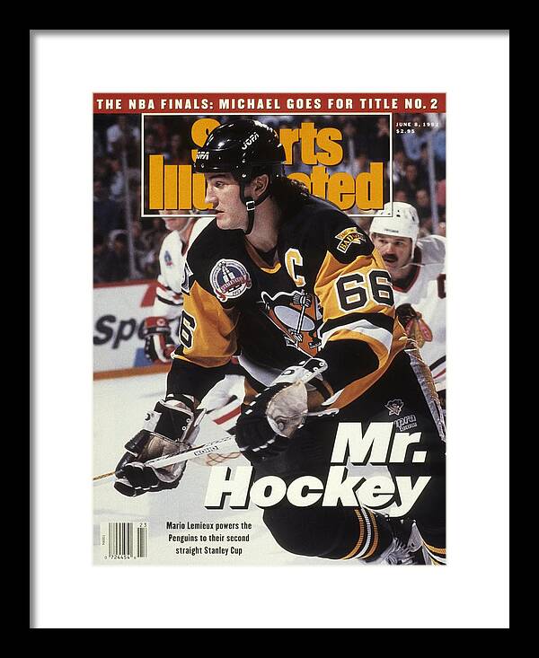 MARIO LEMIEUX LEAF POSTER NO TAPE/PIN HOLES NEW OLD STOCK!! PITTSBURGH  PENGUINS