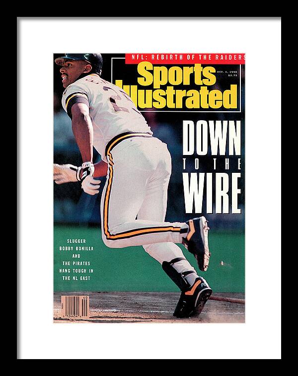 Pittsburgh Pirates Bobby Bonilla Sports Illustrated Cover Framed Print  by Sports Illustrated - Sports Illustrated Covers