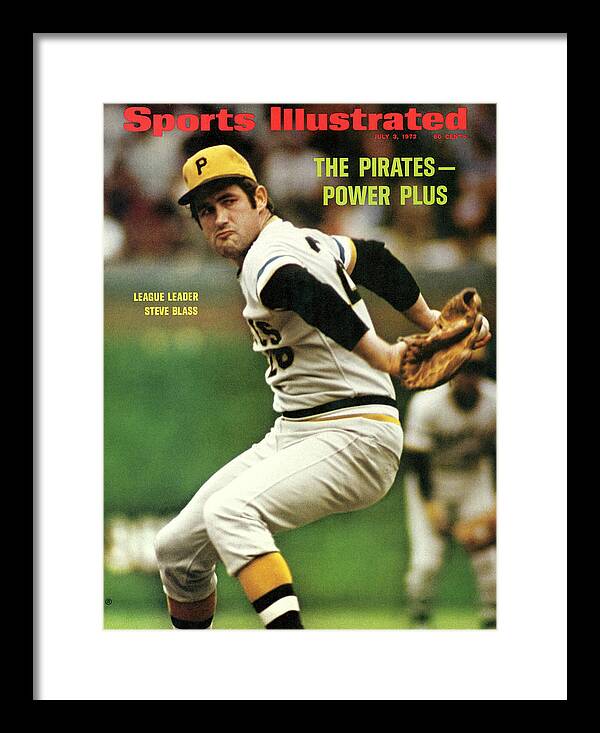 Magazine Cover Framed Print featuring the photograph Pittsburgh Pirates Steve Blass... Sports Illustrated Cover by Sports Illustrated