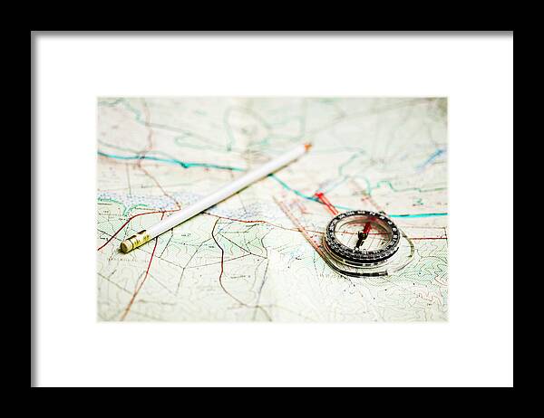 Recreational Pursuit Framed Print featuring the photograph Planning A Hike by Rapideye