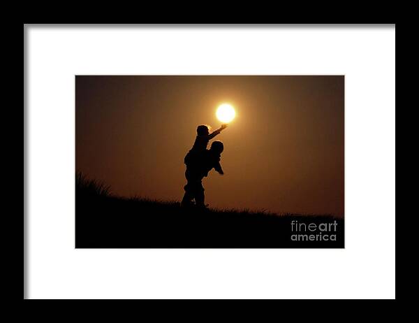 Astronomical Framed Print featuring the photograph Playing With The Sun by Laurent Laveder/science Photo Library