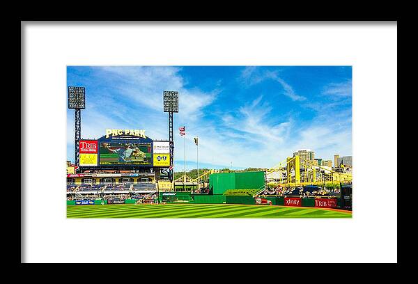 Baseball Framed Print featuring the photograph PNC Park by Jeremy Guerin