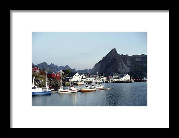 Tranquility Framed Print featuring the photograph Polar Sunrise In Lofoten Islands by (noou) - Stefano Papetti