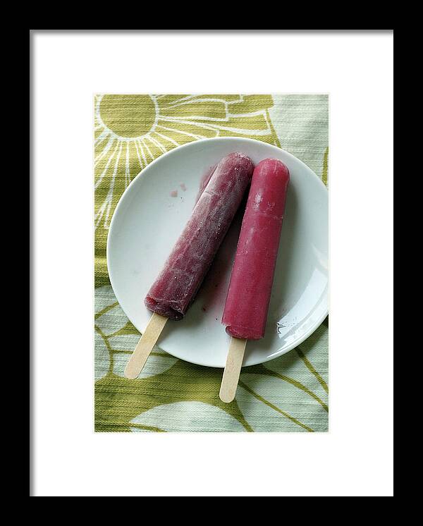 Melting Framed Print featuring the photograph Popcicles by Jennifer Causey