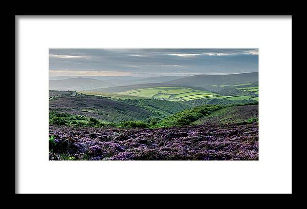 Scenics Framed Print featuring the photograph Porlock Common Sunrise by Bob Small Photography