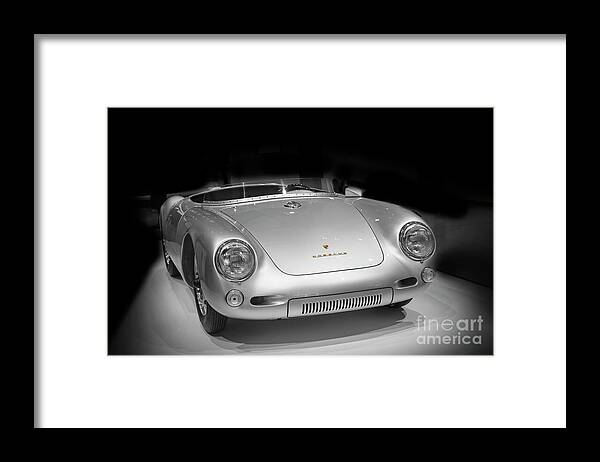 Porsche 550 Framed Print featuring the photograph Porsche Spyder by Stefano Senise