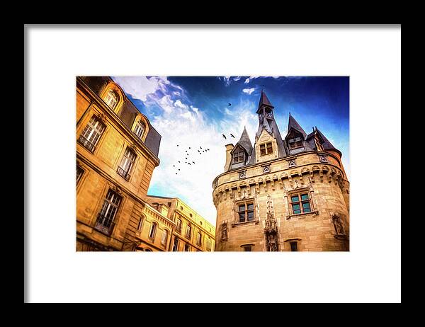 Bordeaux Framed Print featuring the photograph Porte Cailhau Bordeaux France by Carol Japp