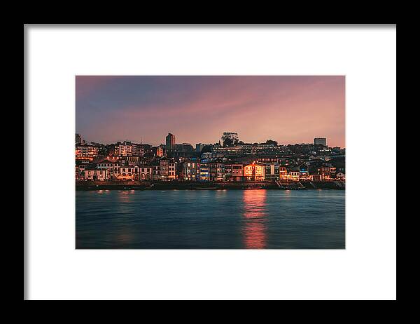 Urban Framed Print featuring the photograph Porto Evenings by Archahmed