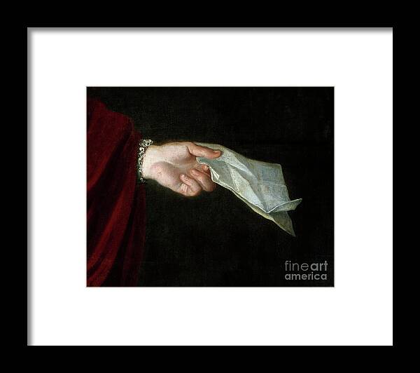 Treason Framed Print featuring the painting Portrait Of Cardinal De Cambout De Coislin by Unknown