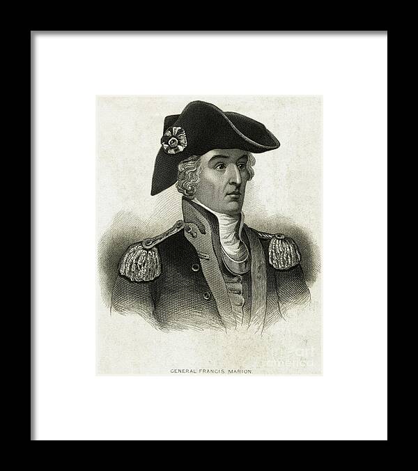 Art Framed Print featuring the photograph Portrait Of General Francis Marion by Bettmann