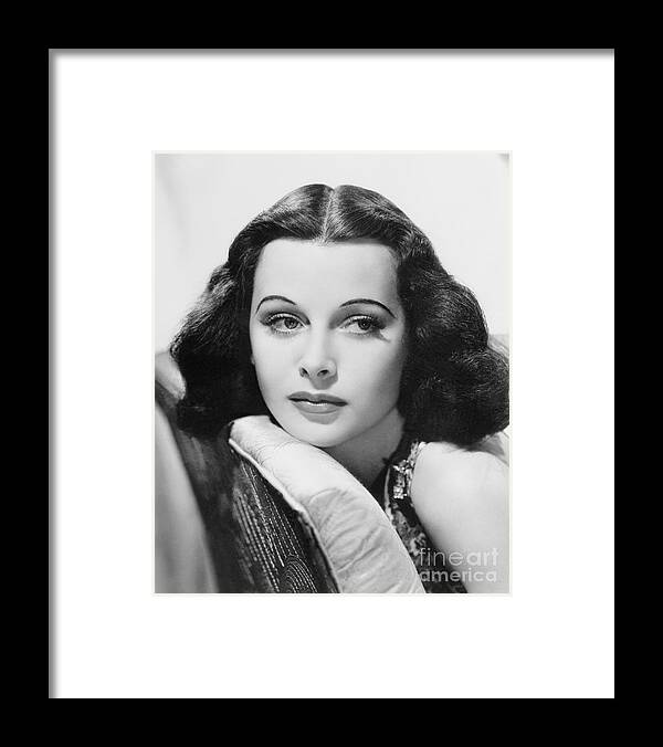 Nominee Framed Print featuring the photograph Portrait Of Hedy Lamarr by Bettmann