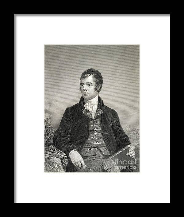 Art Framed Print featuring the photograph Portrait Of Poet Robert Burns by Bettmann