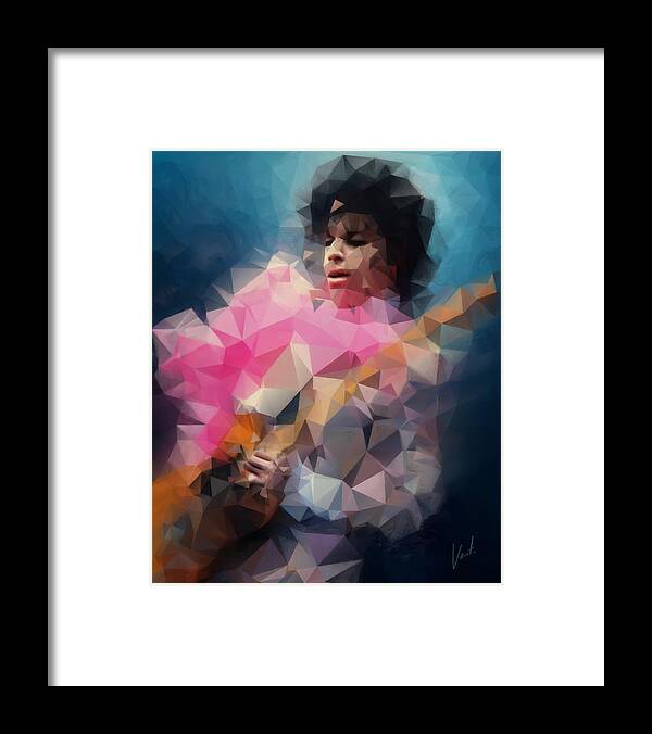 Prince Framed Print featuring the painting Prince by Vart Studio