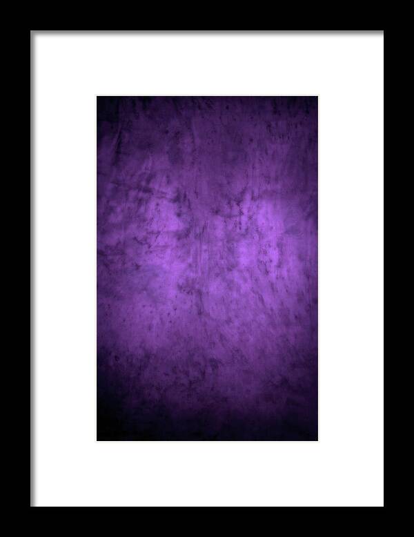 Material Framed Print featuring the photograph Purple Colored Defocused Pattern by Shutterworx