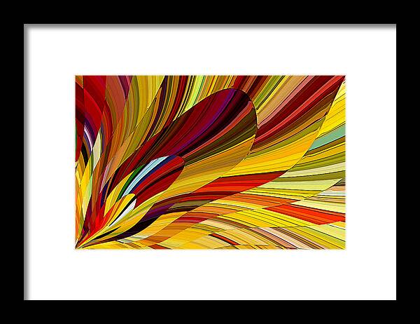 Flame Framed Print featuring the digital art Put your Finger to the Fire by David Manlove