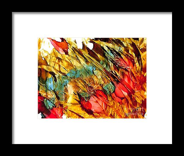 Art For Designers Framed Print featuring the painting Radish Patch painting by Patty Donoghue