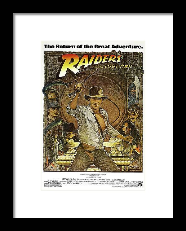 1980s Framed Print featuring the photograph Raiders Of The Lost Ark -1981-. by Album