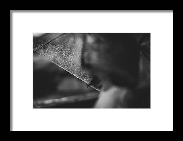 Rain Framed Print featuring the photograph Rain by H112o1