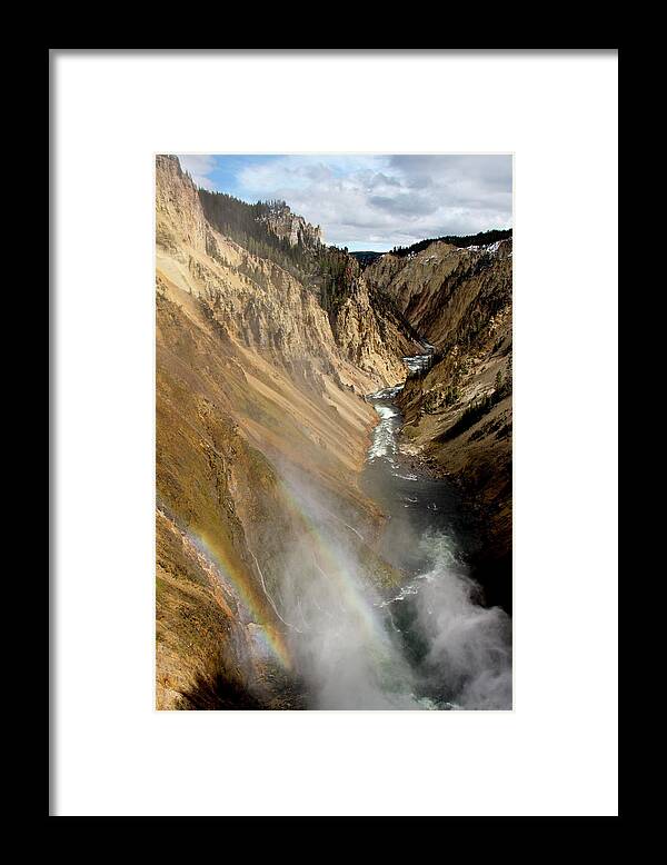 Rainbow Framed Print featuring the photograph Rainbow Mist by Bari Rhys
