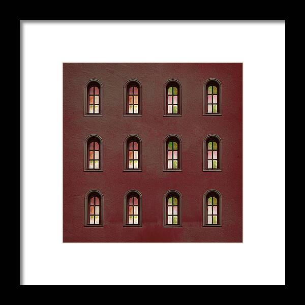 Windows Framed Print featuring the photograph Rainbow Windows by Inge Schuster