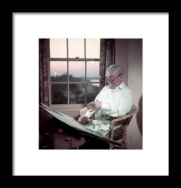 Adult Framed Print featuring the photograph Raoul Dufy by Gjon Mili