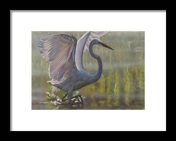 Razzle Dazzle Framed Print featuring the painting Razzle Dazzle by Rusty Frentner