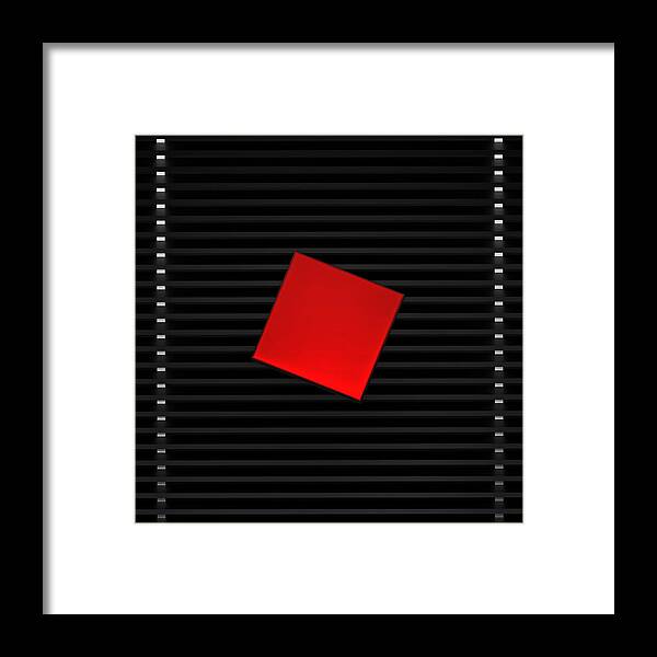 Red Framed Print featuring the photograph Red On Black by Antonyus Bunjamin (abe)