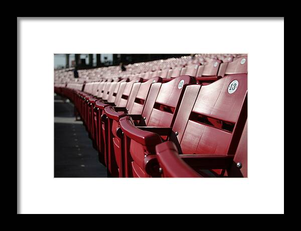 14-15 Years Framed Print featuring the photograph Red Seats by Bjunda