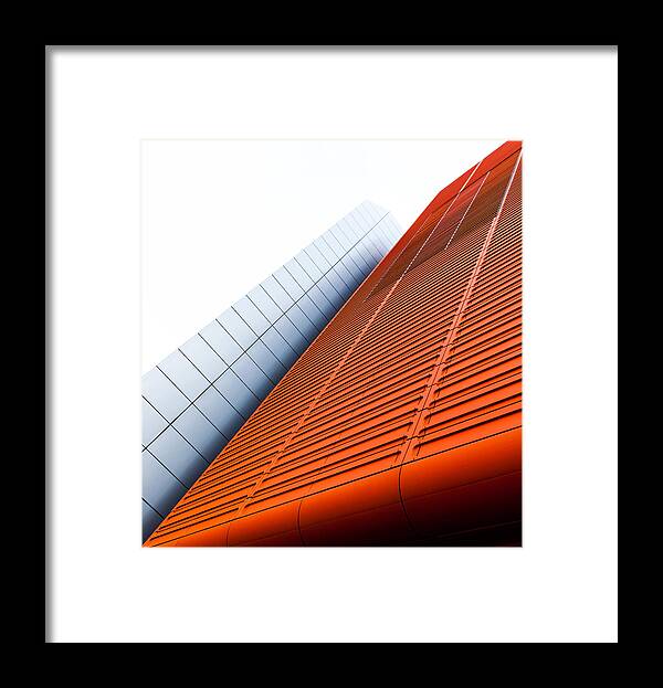 Building Framed Print featuring the photograph Red Wall by Art Lionse