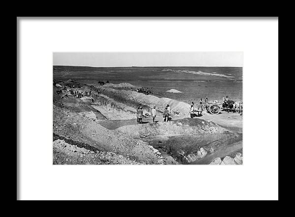 Miner Framed Print featuring the photograph Reef Workings by Hulton Archive