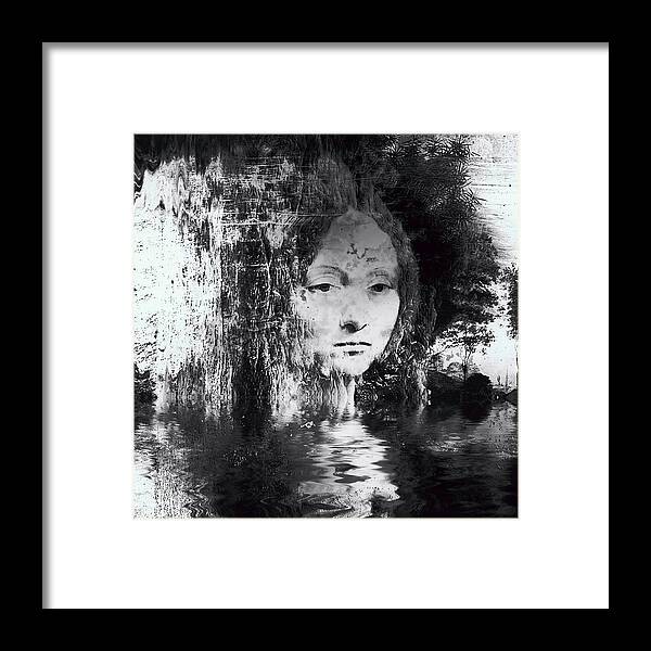Reflections Framed Print featuring the digital art Reflections by Laura Boyd
