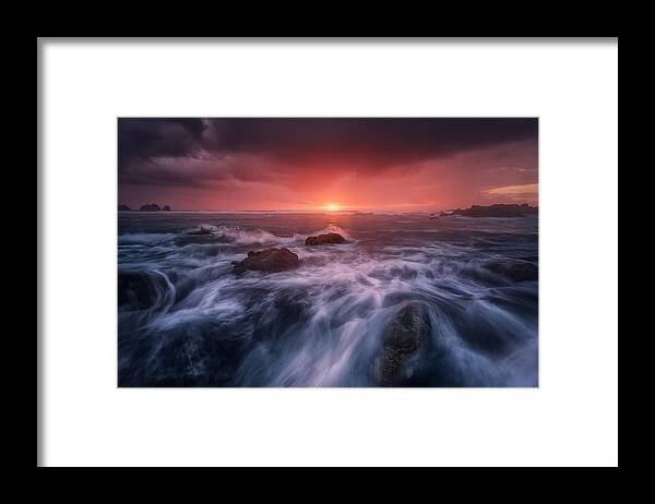 Sea Framed Print featuring the photograph Reira by Carlos F. Turienzo