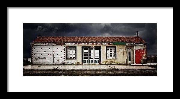 Restaurant Framed Print featuring the photograph Restaurant In Decline by Eric Mattheyses