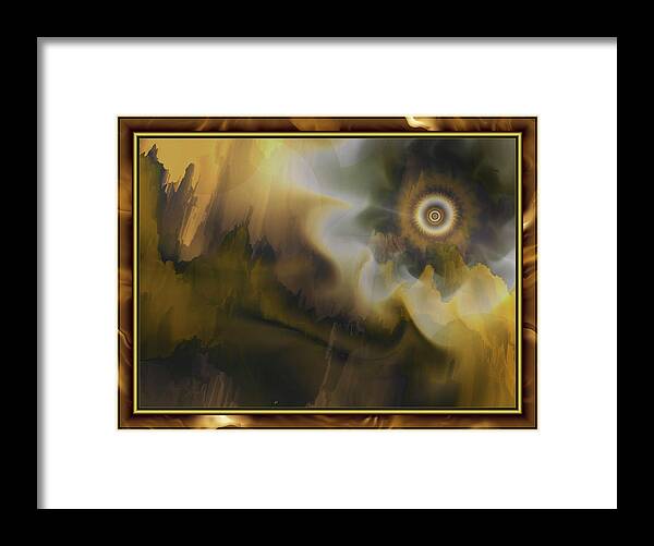 Fractal Framed Print featuring the digital art Revelations by Fractalicious