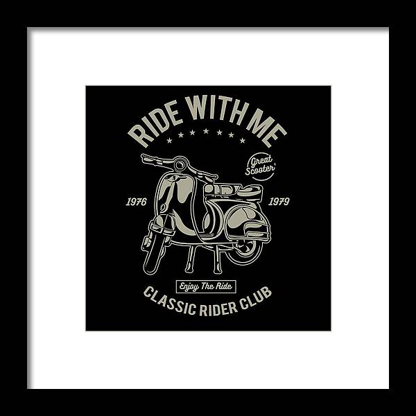 Ride Framed Print featuring the digital art Ride with me by Long Shot