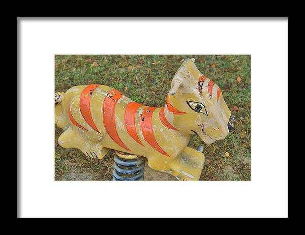 Aluminum Framed Print featuring the photograph Riding The Tiger by JAMART Photography
