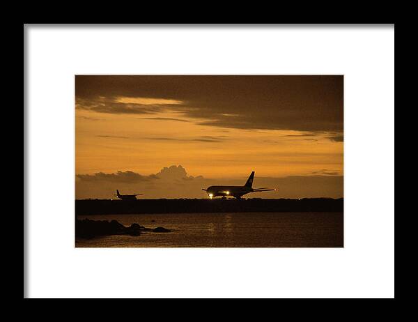Sunset Framed Print featuring the photograph Right of Way by Climate Change VI - Sales