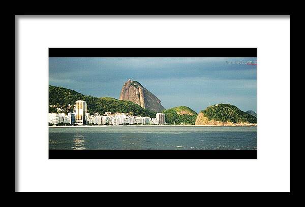 Outdoors Framed Print featuring the photograph Rio De Janeiro by Juliana Coutinho