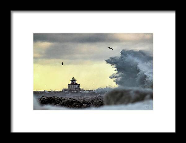 Oswego Framed Print featuring the photograph Rise Up Above the Storm by Everet Regal