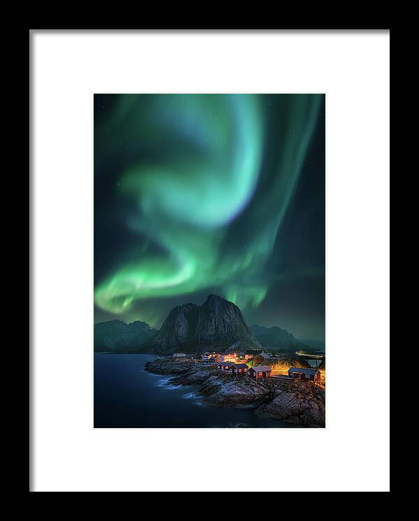Lofoten Framed Print featuring the photograph Rise Up by Carlos F. Turienzo