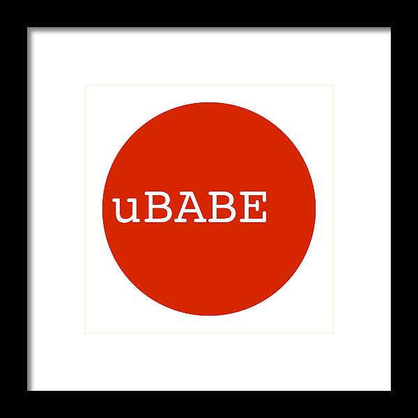 Ubabe Rising Sun Framed Print featuring the digital art Rising Sun by Ubabe Style