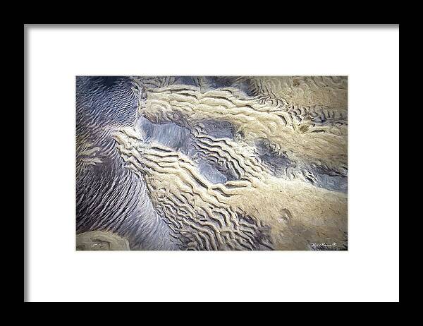 Abstract Print Framed Print featuring the photograph River Bottom Abstract by Phil Mancuso