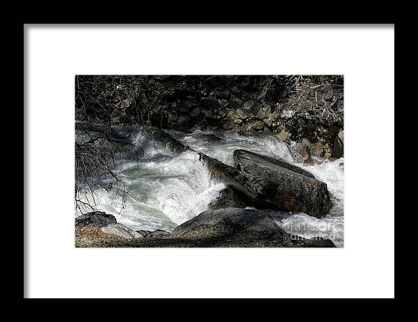 Yosemite Framed Print featuring the photograph River Flows to Mirror Lake Yosemite by Chuck Kuhn