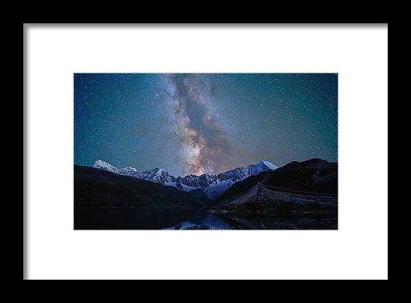 Sky Framed Print featuring the photograph River In The Sky by Constantine Cheng