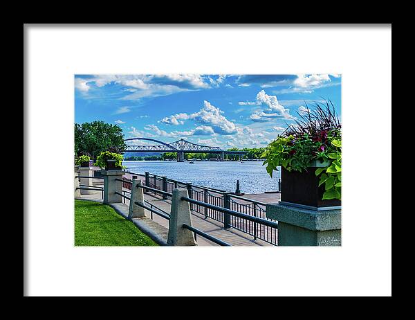 Riverside Park Framed Print featuring the photograph Riverside Park by Phil S Addis